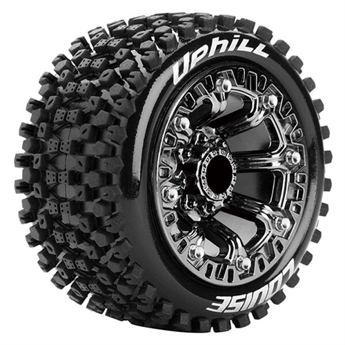 LOUISE RC ST-UPHILL 1/16 SOFT SPOKE/CHROME BLACK TRX 1:16 E